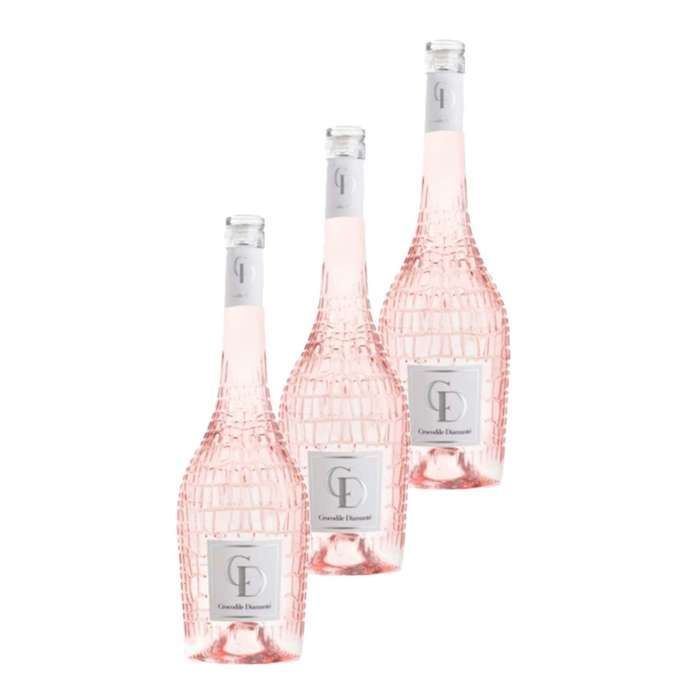 Costières de Nîmes - Lot 3x Vin rosé de Nîmes - AOP / HVE - Bouteille 750ml