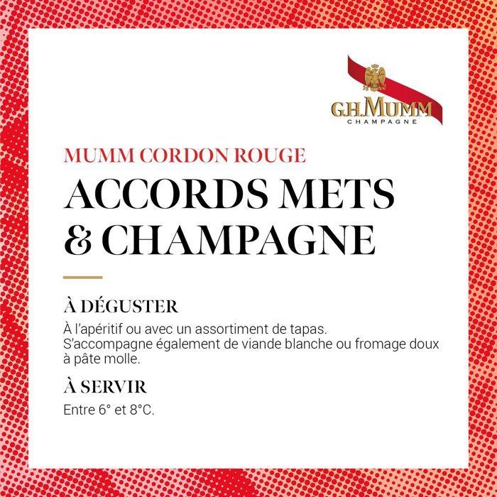Mumm Cordon Rouge Craft Champagne Cadeauset + 2 champagneglazen