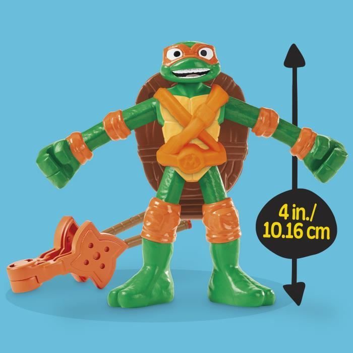 Set de plastilina Play-Doh: Horno lanzador de pizza de las Tortugas Ninja y set de plastilina para modelar.