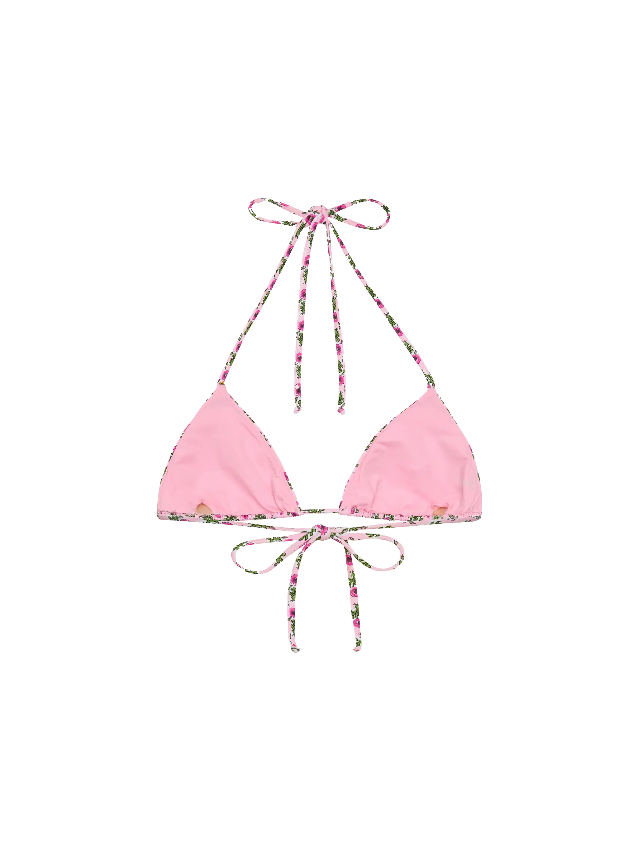Leah triangelbikinitop met bloemenprint