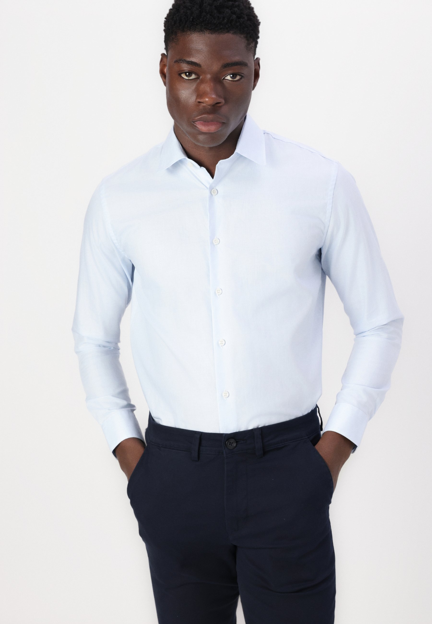 Pantalon chino Selected Homme SLHSLIM NEW MILES FLEX - Saphir foncé