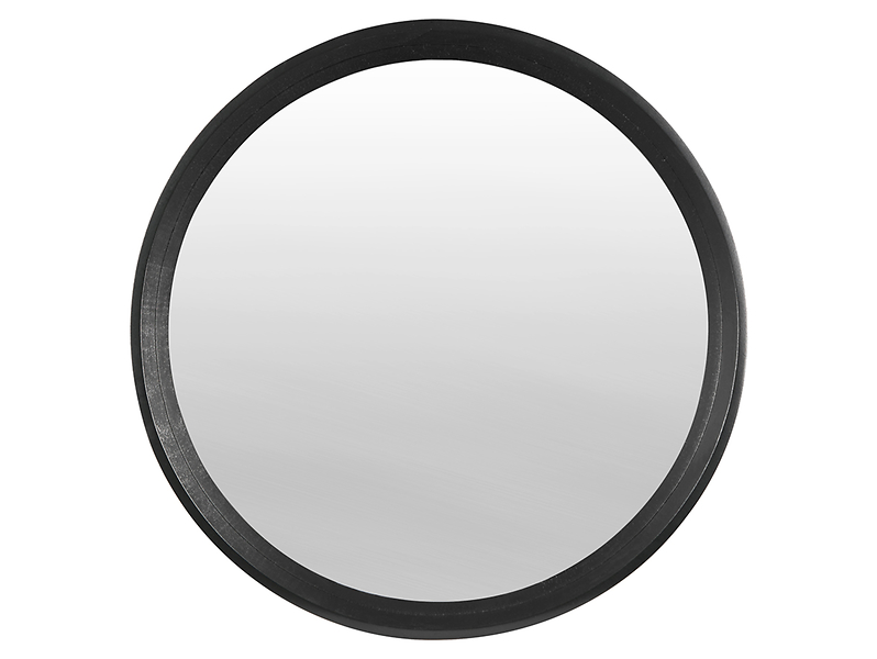 Lustro ścienne 50 cm czarne