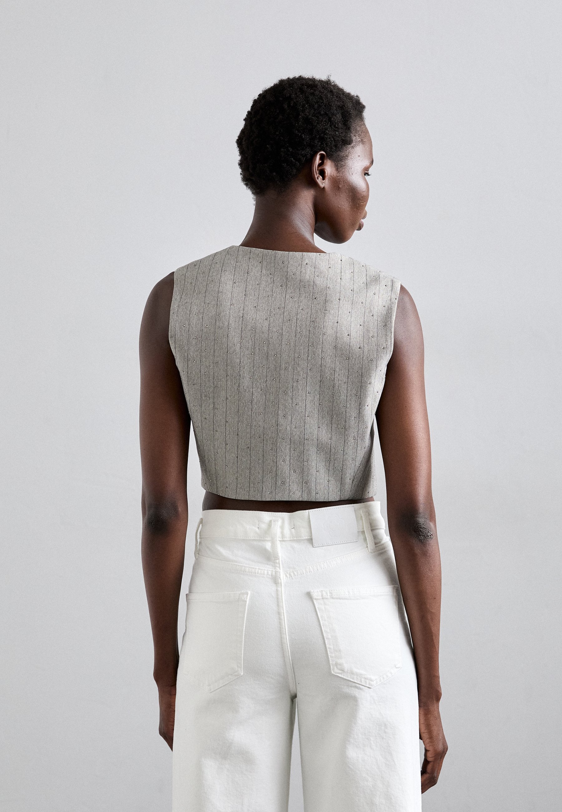 Maje LAFIL - Vest - gris clair