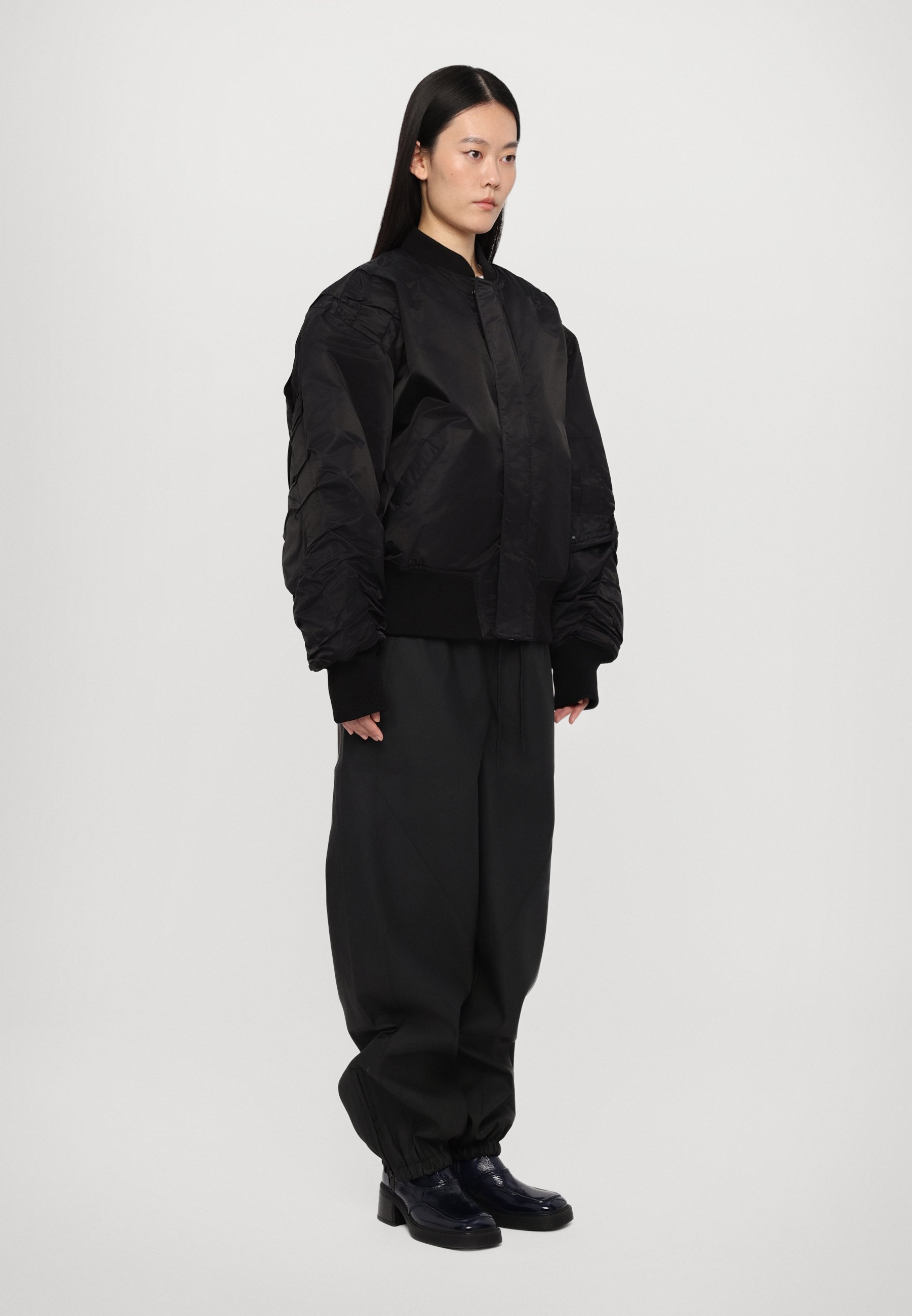 Han Kjøbenhavn OVERSIZED PADDED JACKET - Bomberjack - zwart
