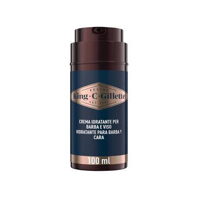 Gillette King C -kasvojen ja parran kosteusvoide 100 ml