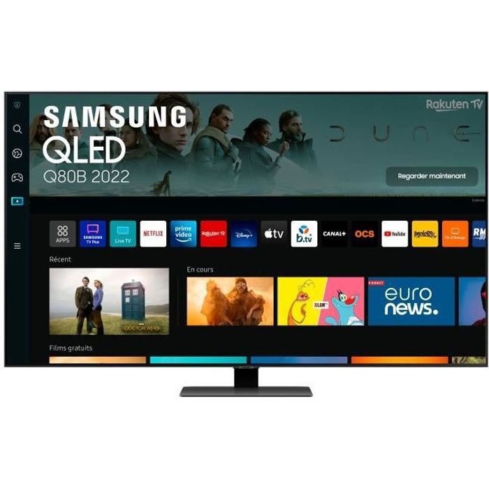 SAMSUNG QE50Q80B - Televisor QLED 4K UHD - 50'' (127 cm) - Smart TV - HDMI 2.1 - Dolby Atmos