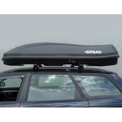 Farad N/7 Marlin 680L Cofre de techo negro mate