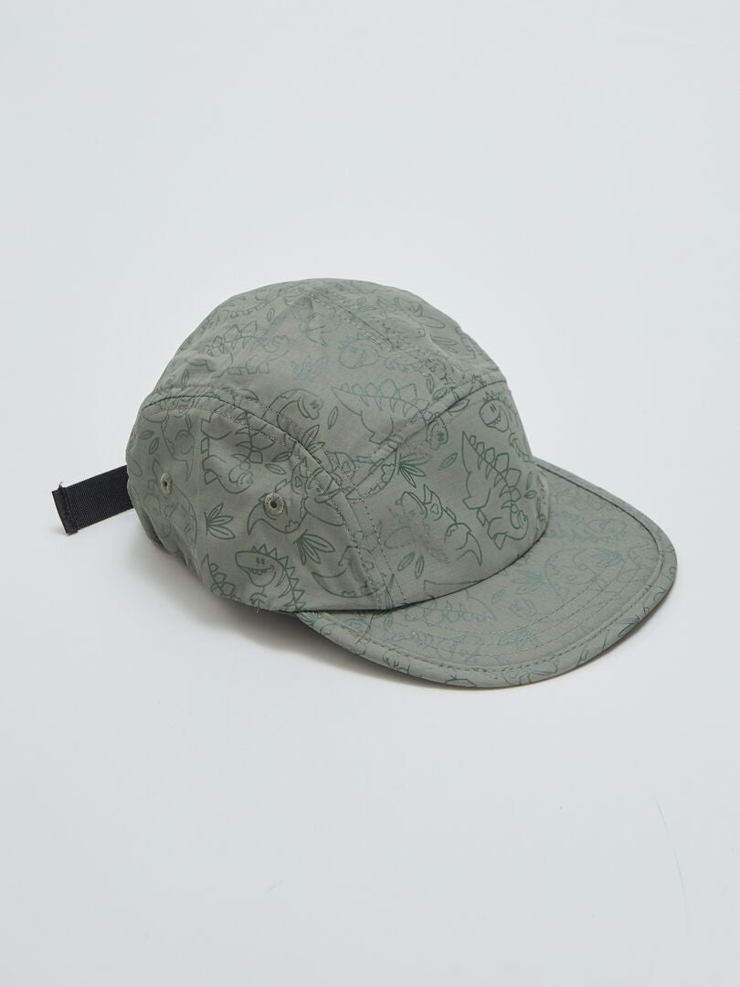 Gorro con estampado de dinosaurios - VERDE