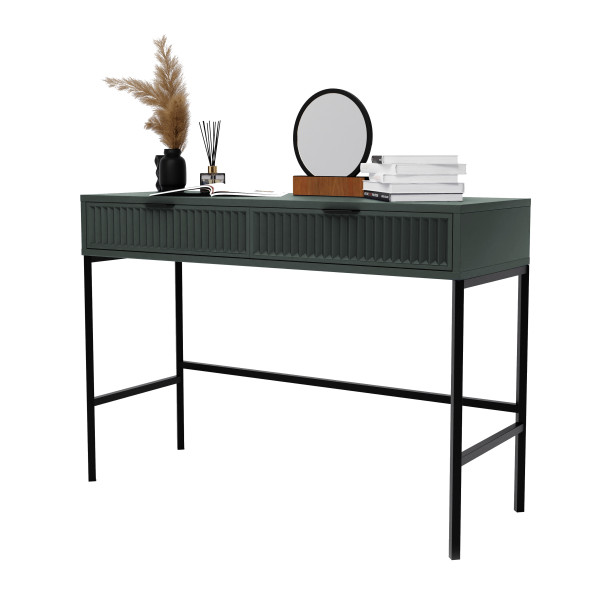 Toaletka WAVE 110 cm z szufladami - greenstone
