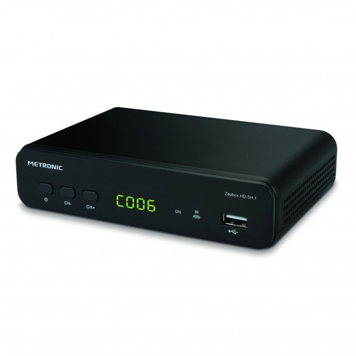 Zapbox HD-SH.1 HEVC DVB-T decoder - zwart
