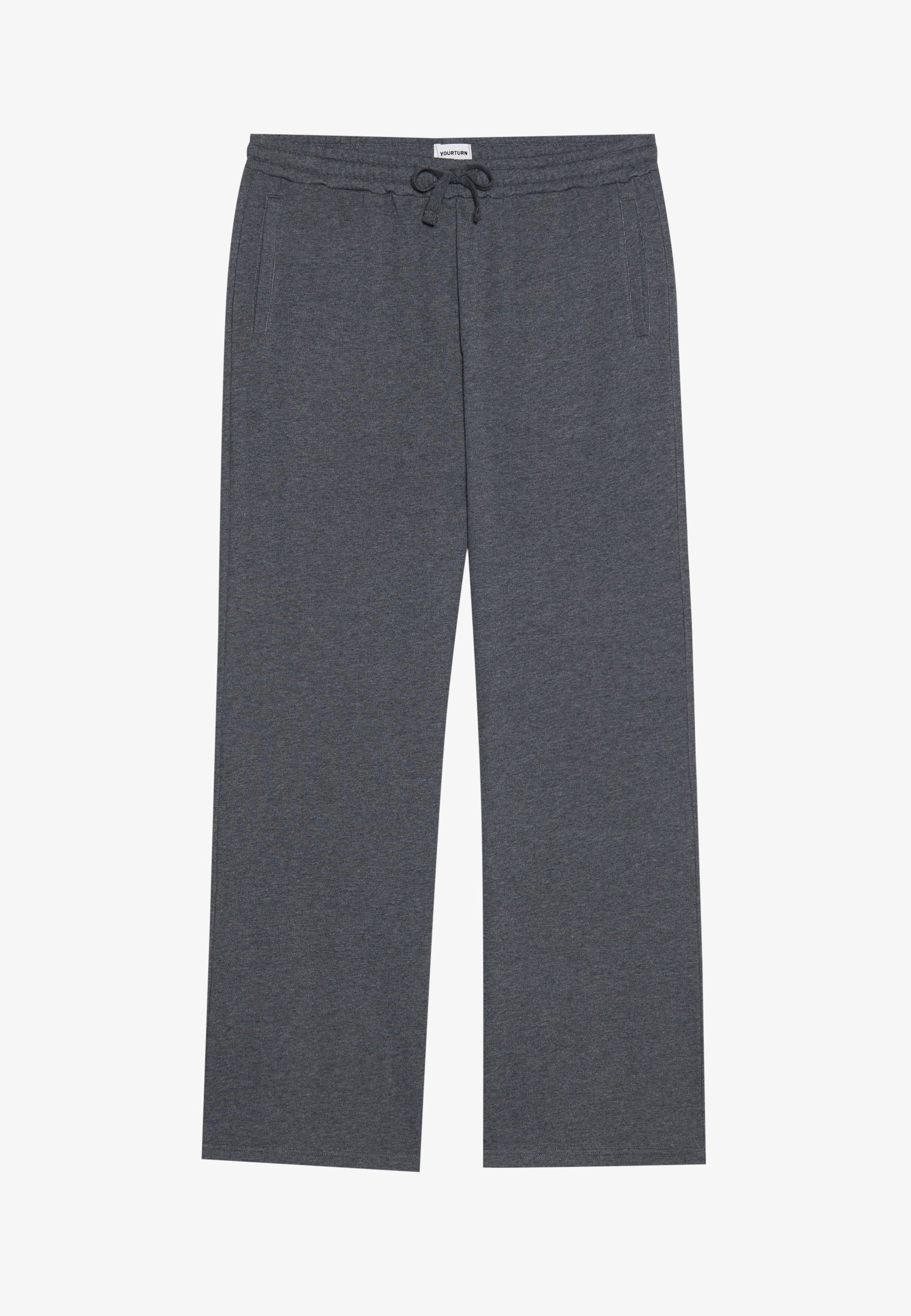 YOURTURN UNISEX - Pantaloni della tuta - grigio scuro mélange
