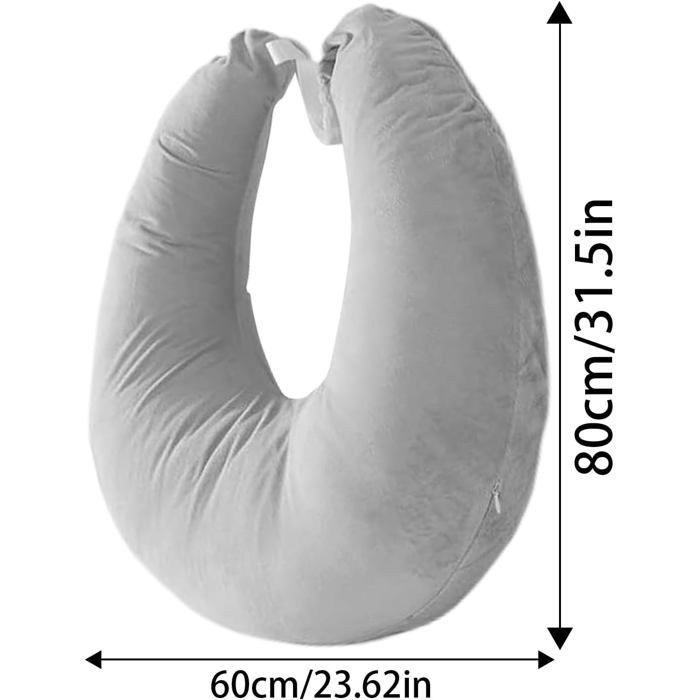 Cuscino ergonomico per lavorare a maglia | Cuscino da lettura a forma di U per letto e divano, migliora la postura