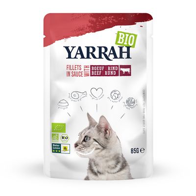 Filety organiczne Yarrah w sosie 14 x 85 g