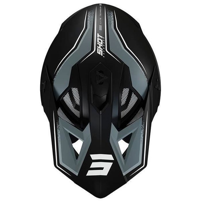Casco Shot Lite Prism Nero Bianco Opaco