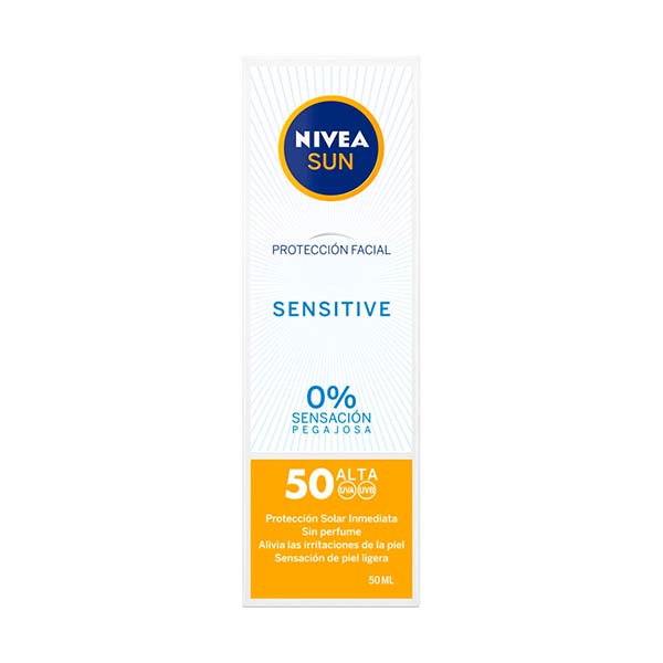 Sensitiv ansigtsbeskyttelse SPF 50 | 50ML
