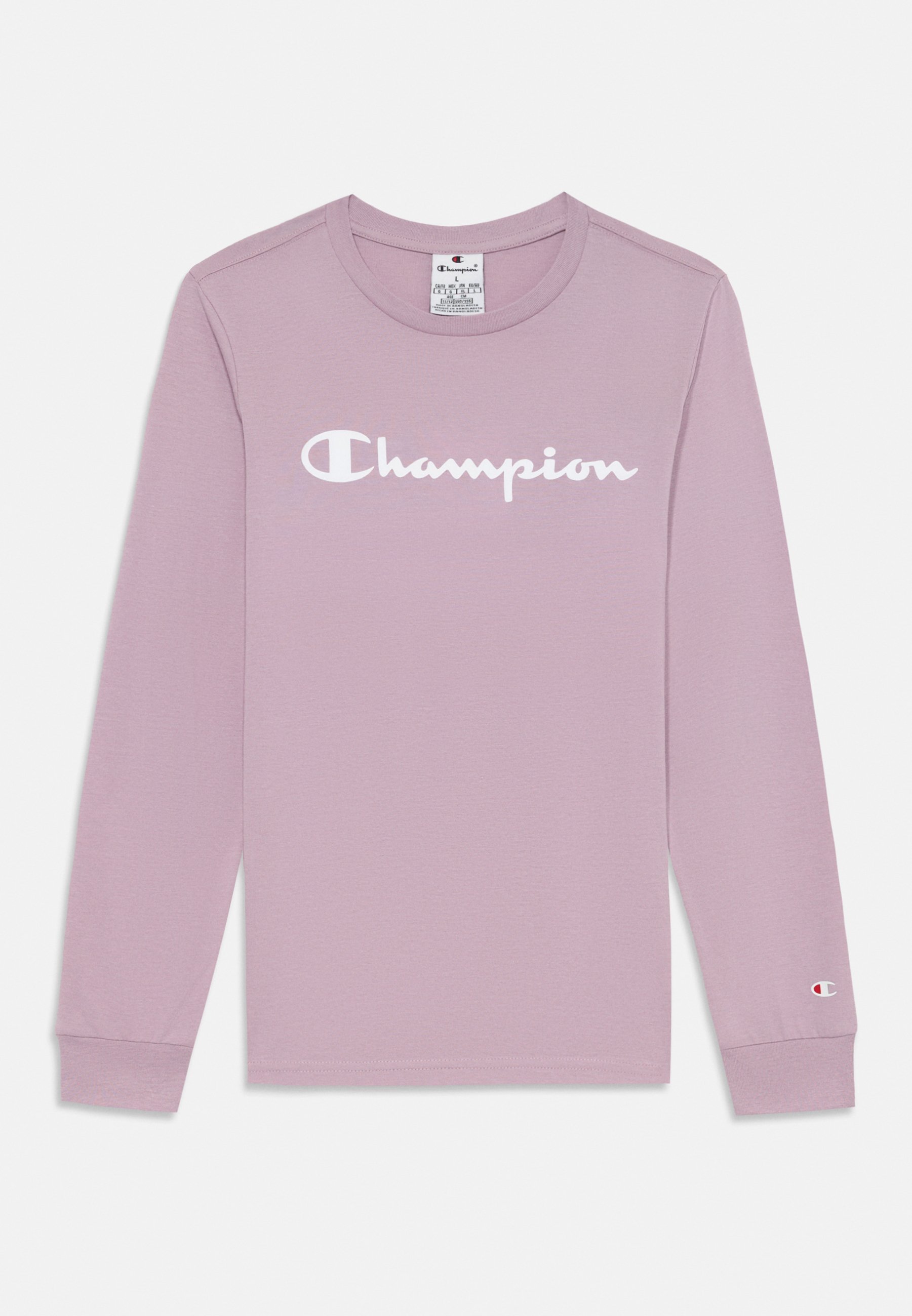 BASICS LONG SLEEVE SHIRT LARGE LOGO UNISEX - Top s dlouhým rukávem - black