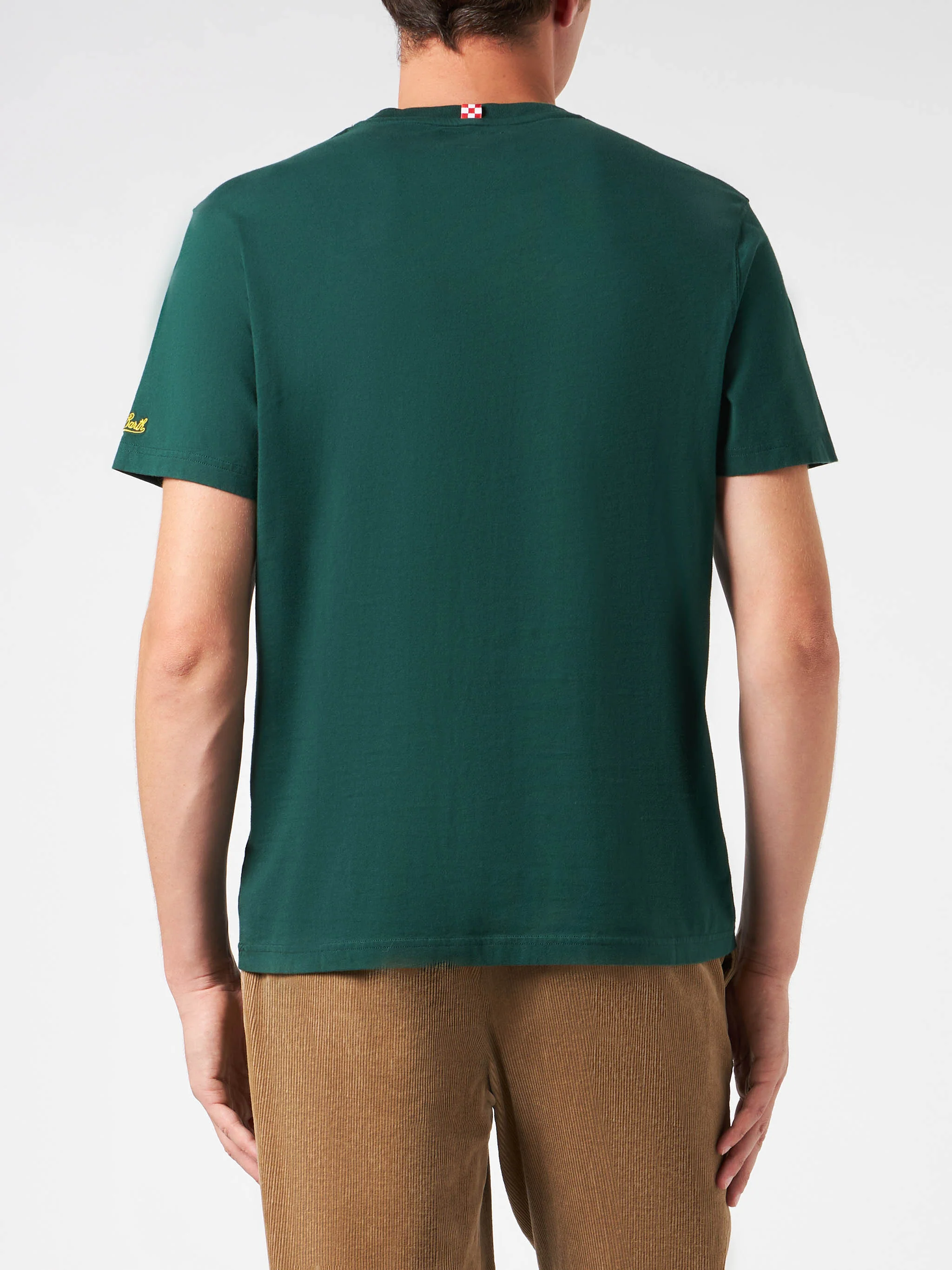 T-shirt voor heren van zwaar katoen met tequila-print