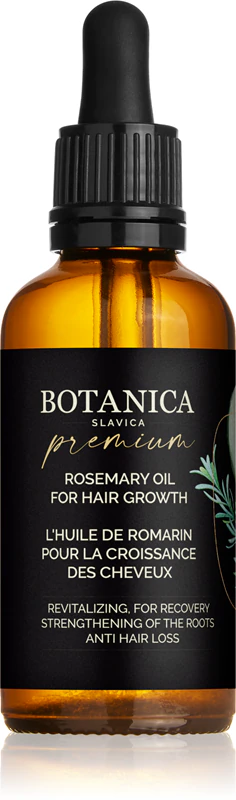 Óleo nutritivo para cabelo e couro cabeludo Soaphoria Botanica Slavica com alecrim