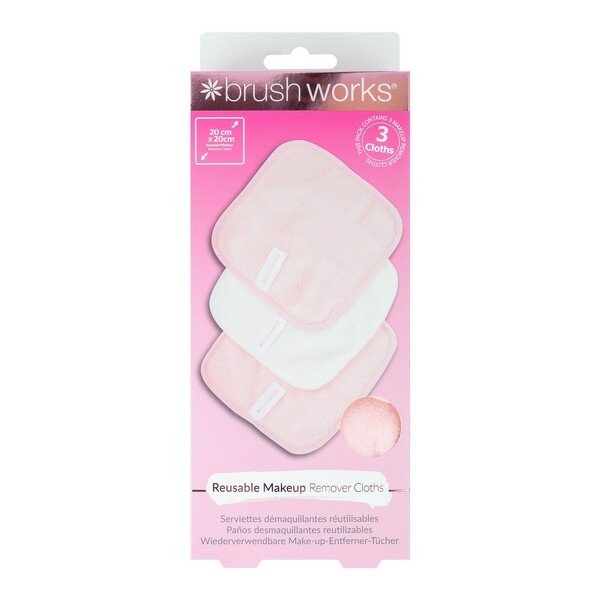 Brushworks Make-up-Entfernungstücher – 3er-Pack