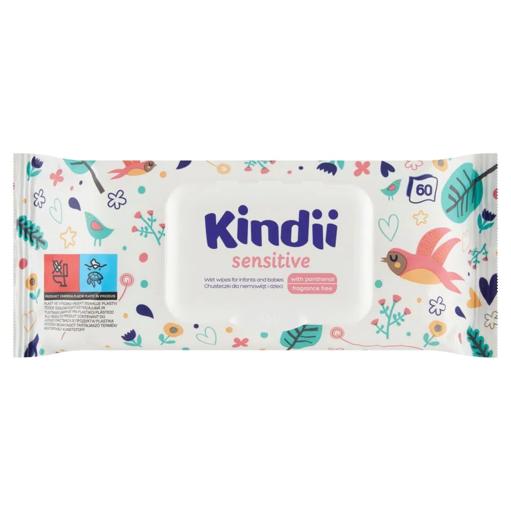 Cleanic Kindii Sensitive Chusteczki dla dzieci i niemowląt