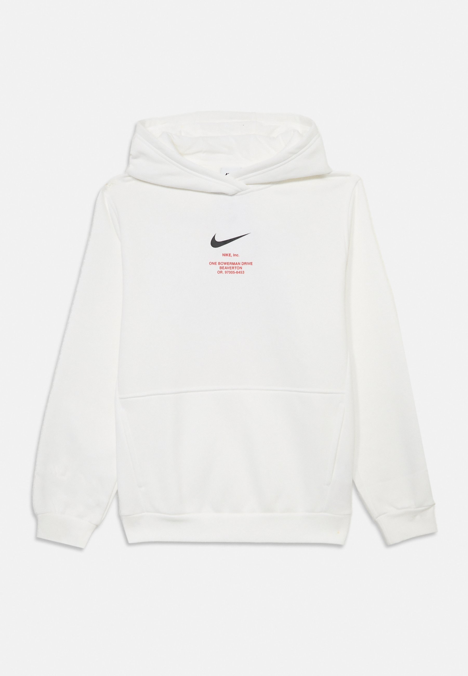 Nike Sportswear HOODIE - Hettegenser - white/black