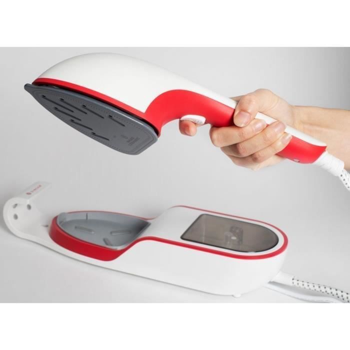 SINGER SWP-SMART - Garment Steamer - Horizontal or Vertical Ironing - 90° to 150°C - Aluminum Soleplate