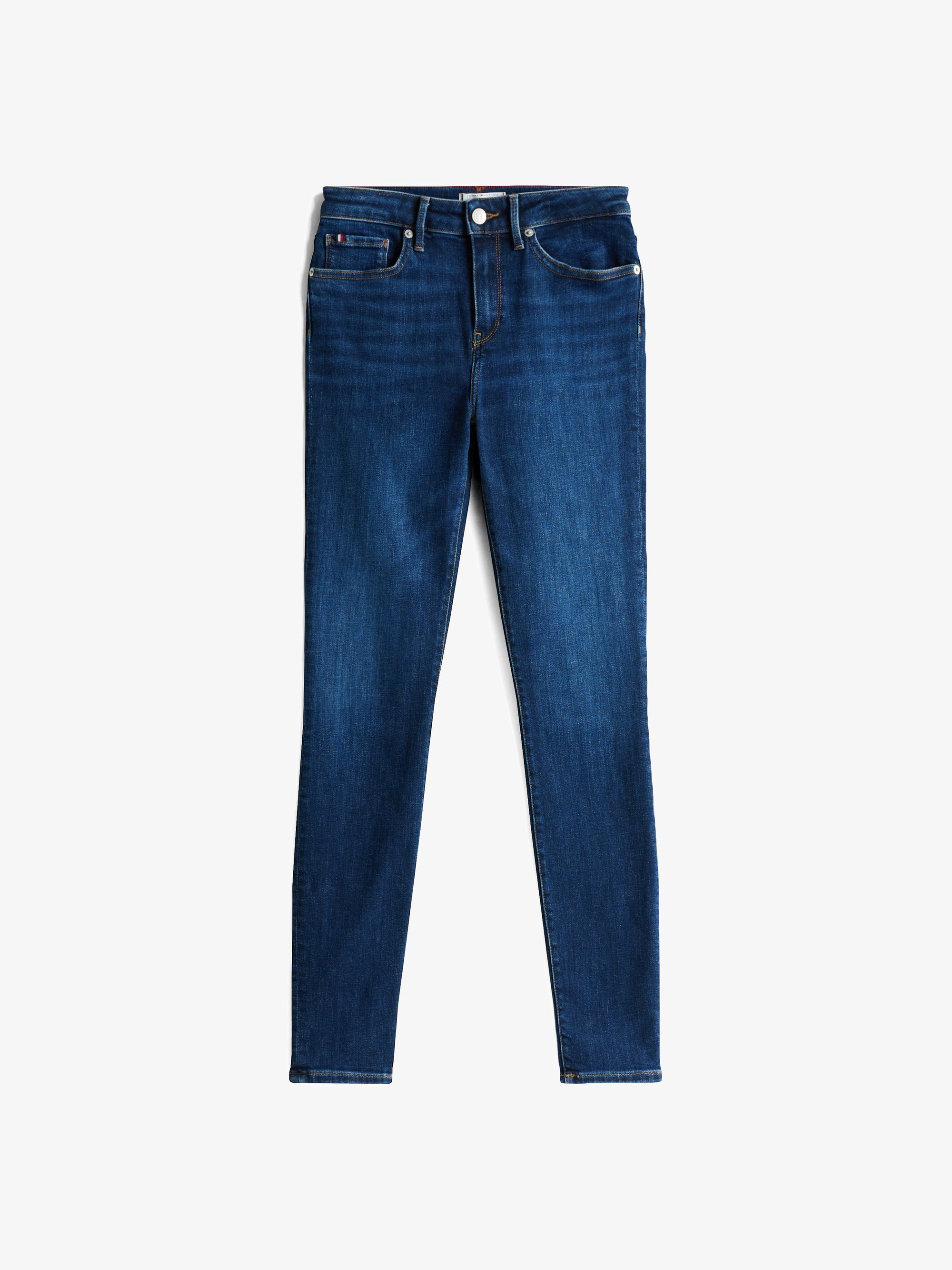 Tommy Hilfiger COMO - Jeansy Skinny Fit - ciemnoniebieskie