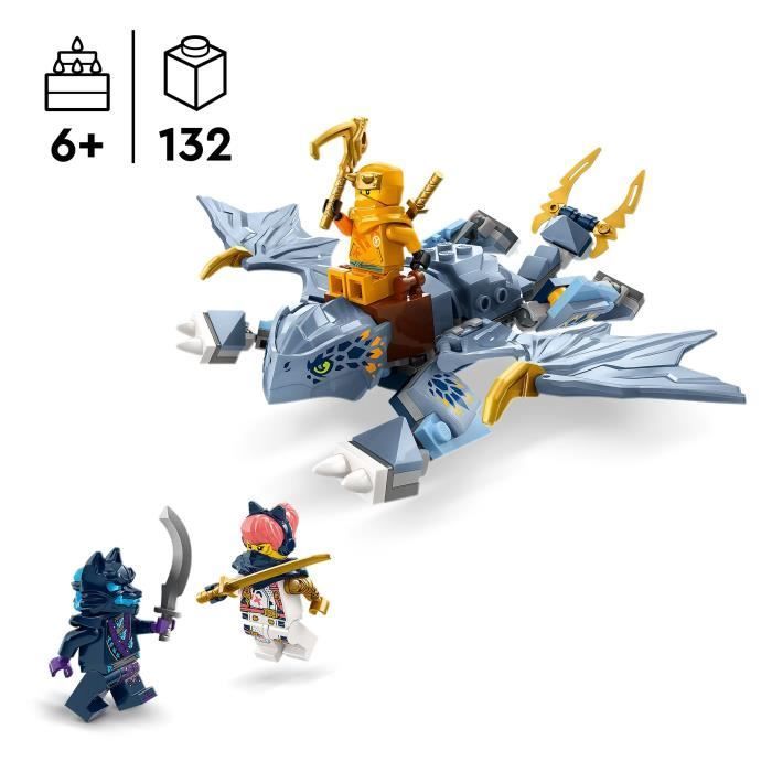 LEGO NINJAGO 71810 Der junge Drache Riyu, Bauset, 3 Ninja-Minifiguren