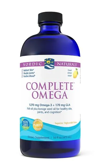 Nordic Naturals Complete Omega 1270 mg, Smak cytrynowy, Płyn