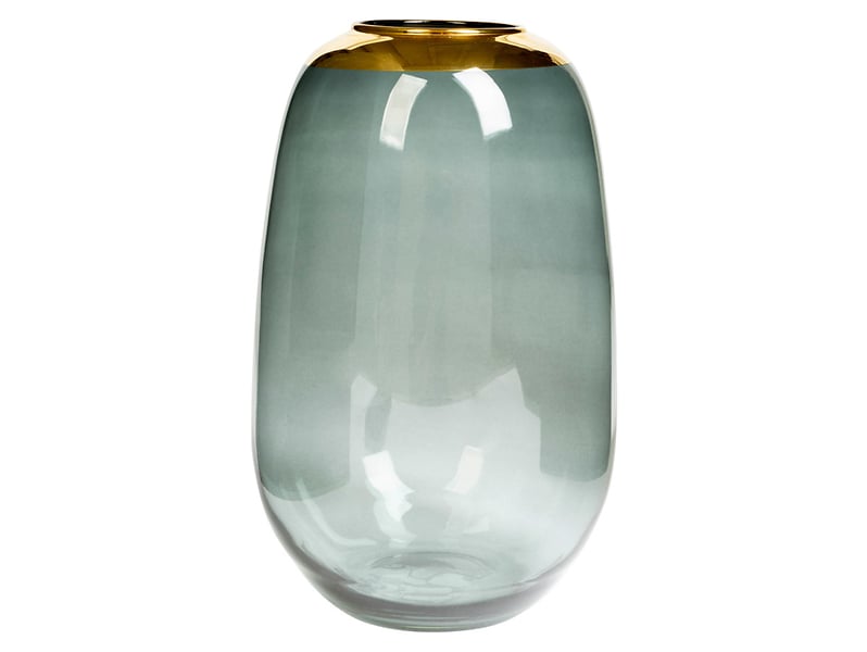 Wazon szklany Elegance II 25 cm szary