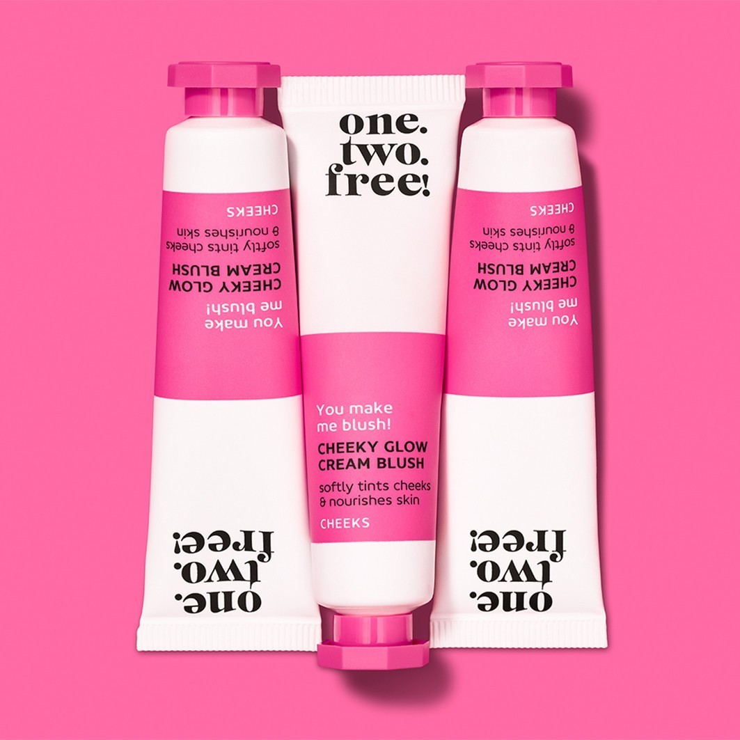 one.two.free! Blush Cheeky Glow kremasto rumenilo - 15g