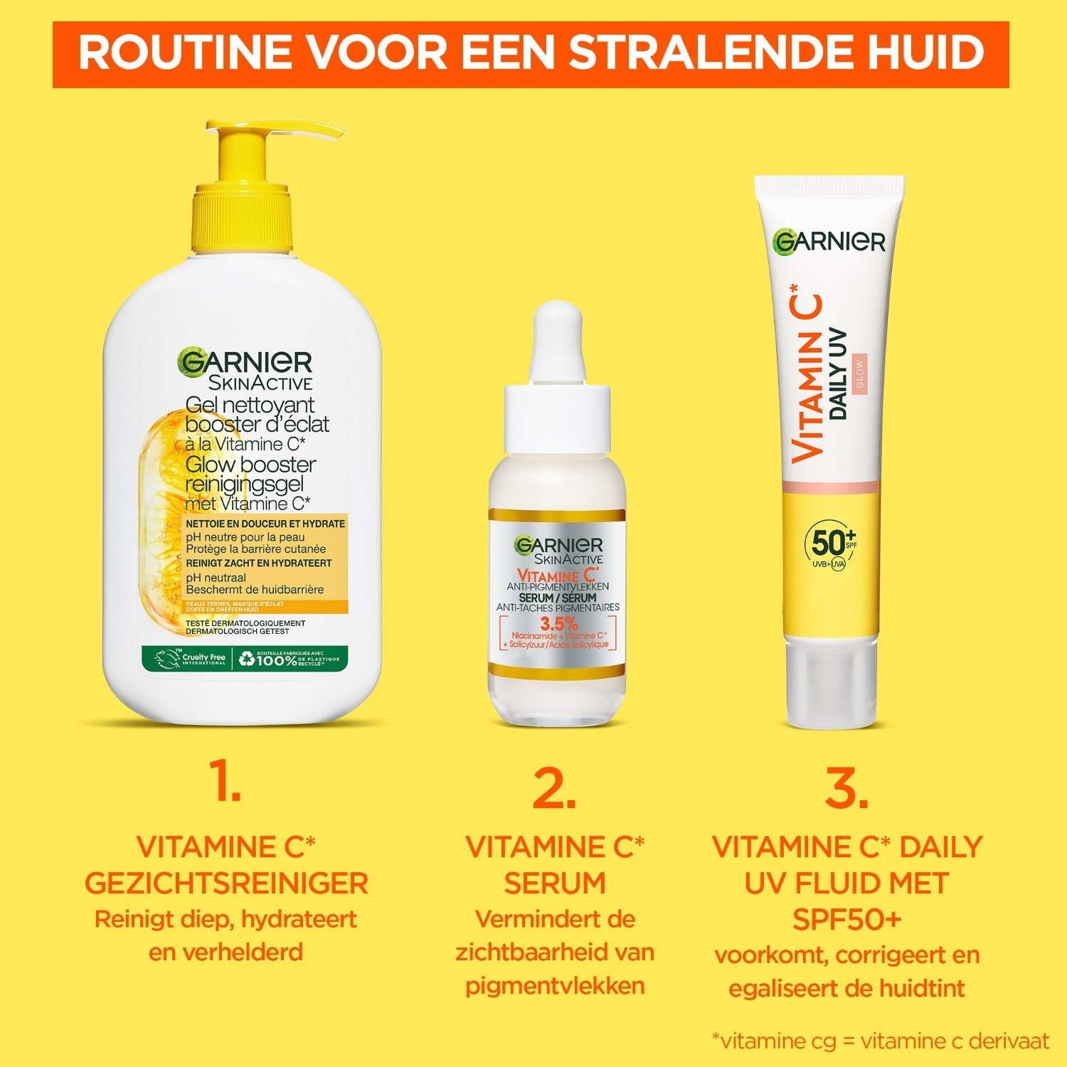 „Garnier Skin Active“ dieninis UV fluidas SPF 50+, 40 ml