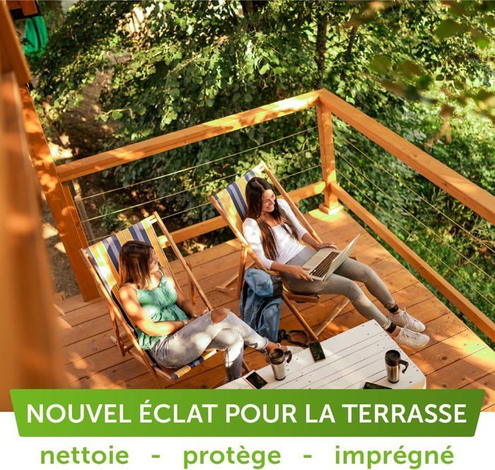 saturateur bois exterieur [500ml] vernis bois exterieur incolore pour tous les bois à l'extérieur,huile de lin pour bois exterieur