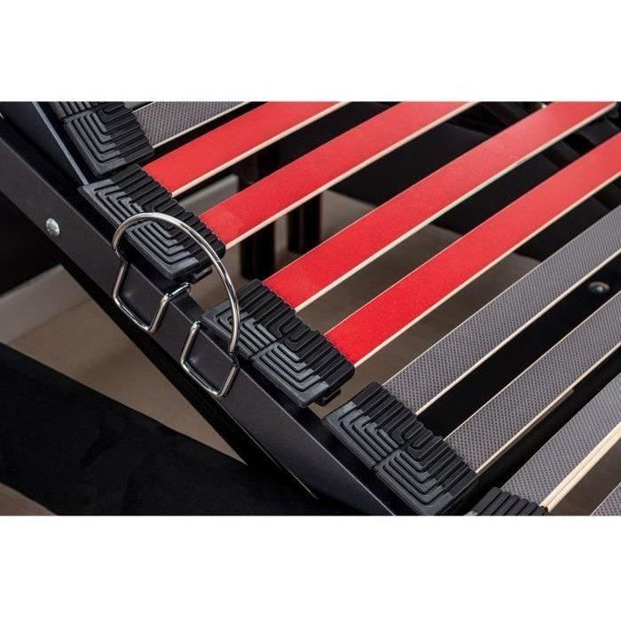 Conjunto de relajación DEKODREAM: Colchón de espuma de 2x90x200 cm + Base de cama eléctrica de TPR
