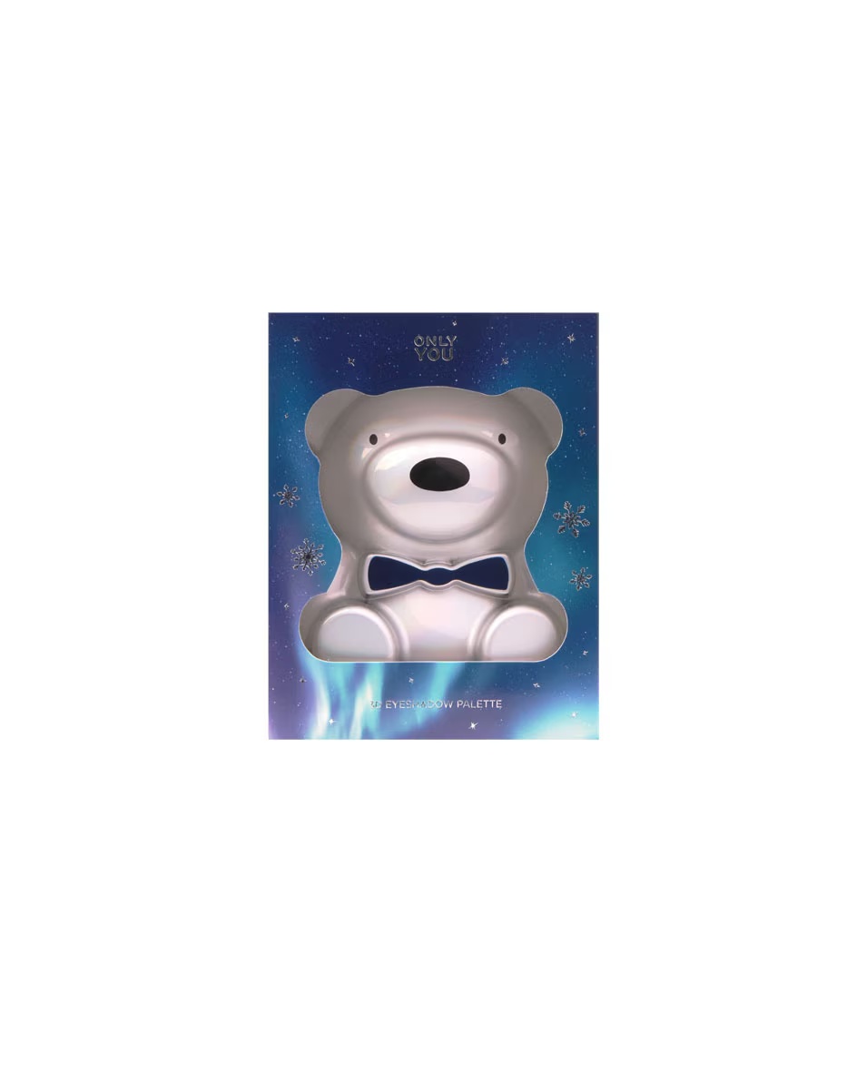 Paletă de farduri de pleoape ONLY YOU Winter collection 3D Bear