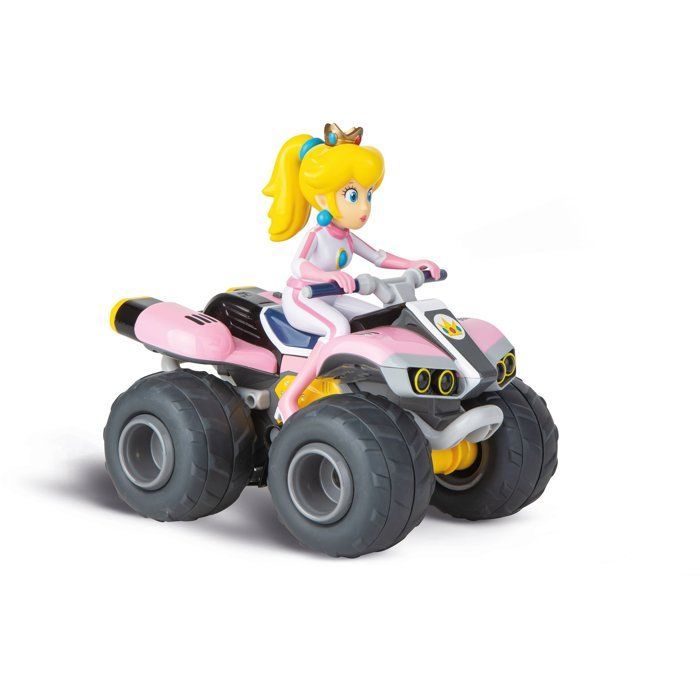 Carrinho de controle remoto Quad Peach, 2,4 GHz, escala 1:20, CARRERA Mario Kart™, para crianças a partir de 6 anos.
