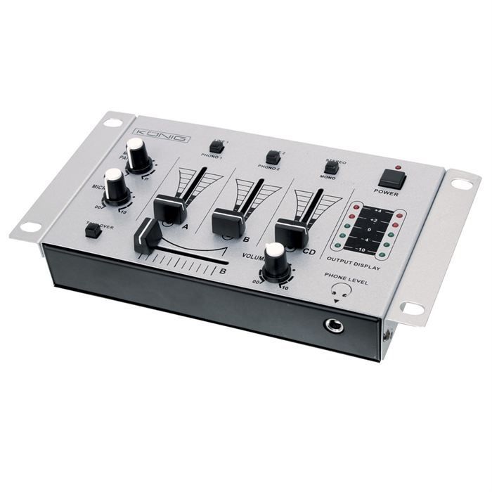 KONIG KN-DJMIXER10 3-kanavainen mikseri