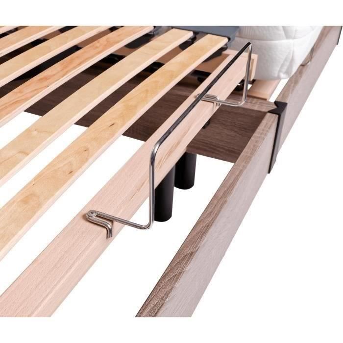 Set relax: materasso + basi letto elettriche 2x70x190 - Schiuma - Rigido - TALCA Made in France