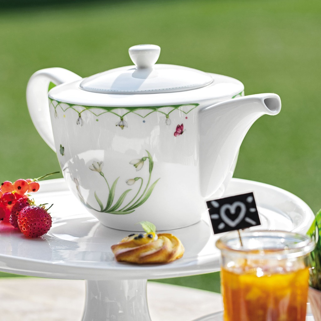 Villeroy & Boch arbatinukų rinkinys, 6 dalys. Spalvingas spyruoklinis dizainas – 1 dalis
