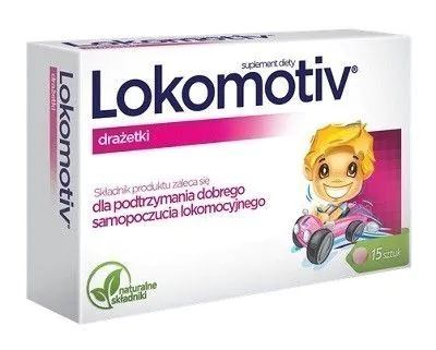 Lokomotiv, Suplement diety na objawy choroby lokomocyjnej, Drażetki