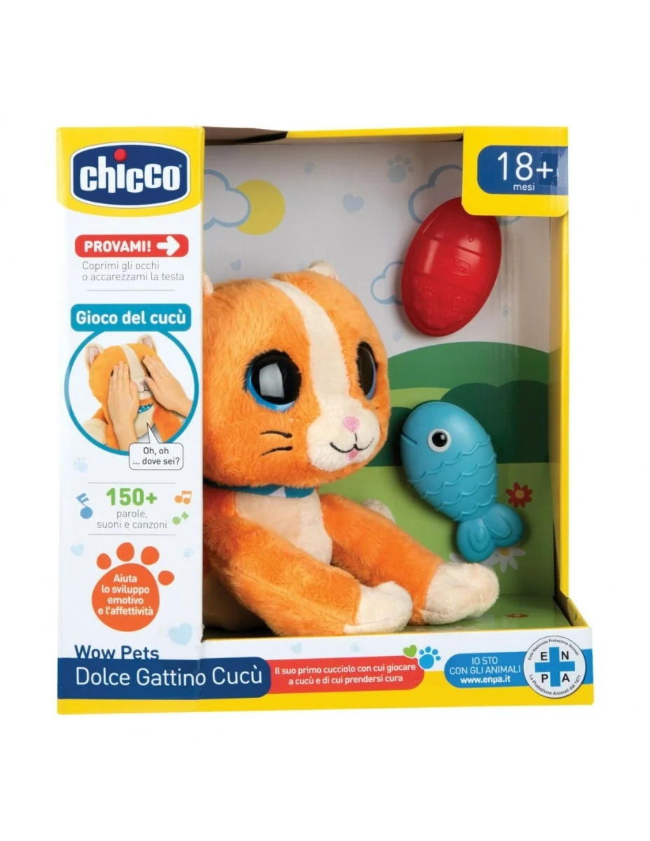 CHICCO Chicco Sweet Kitten Jogo de esconde-esconde para crianças