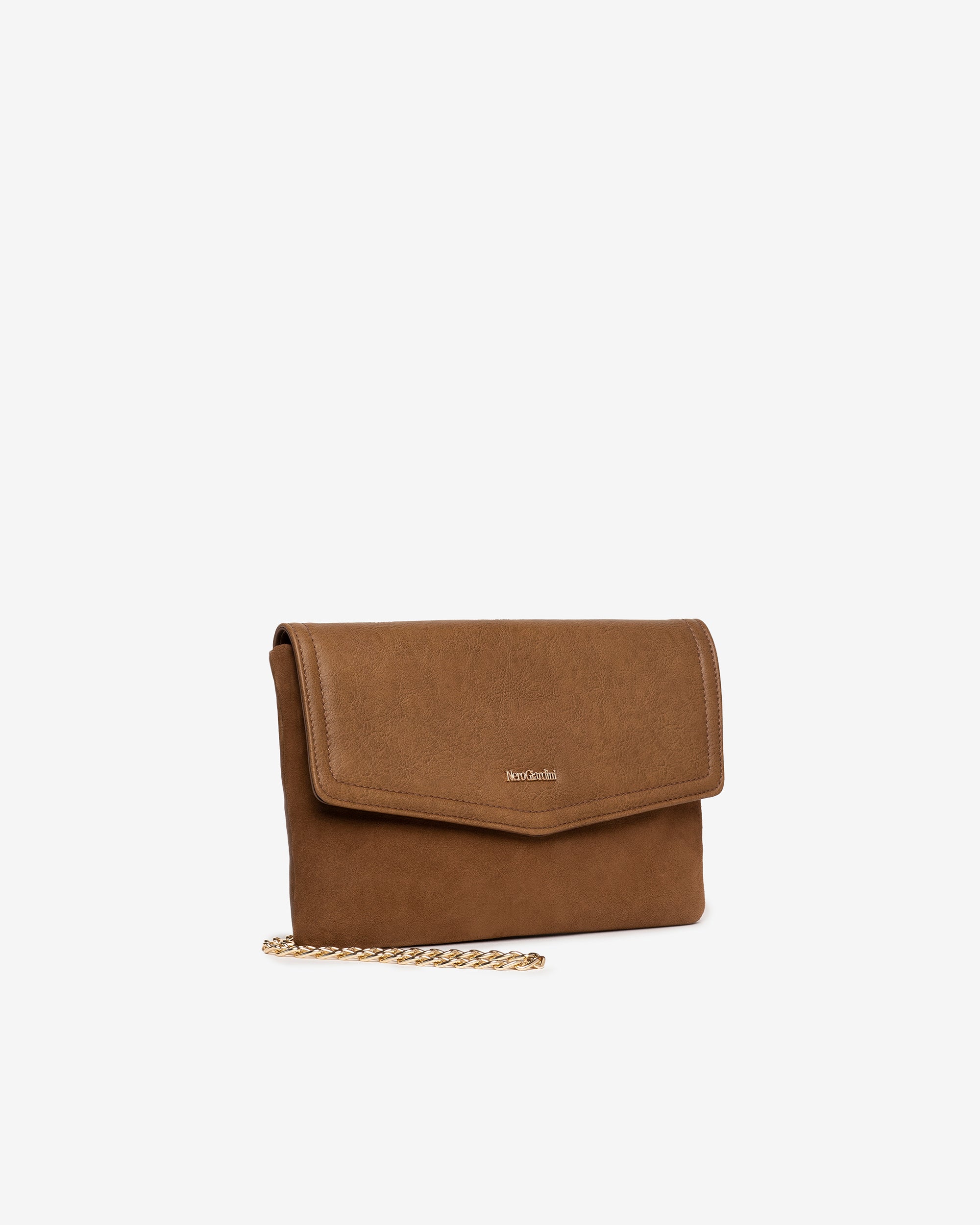  Naisten clutch-laukku nahasta ja teknisestä materiaalista