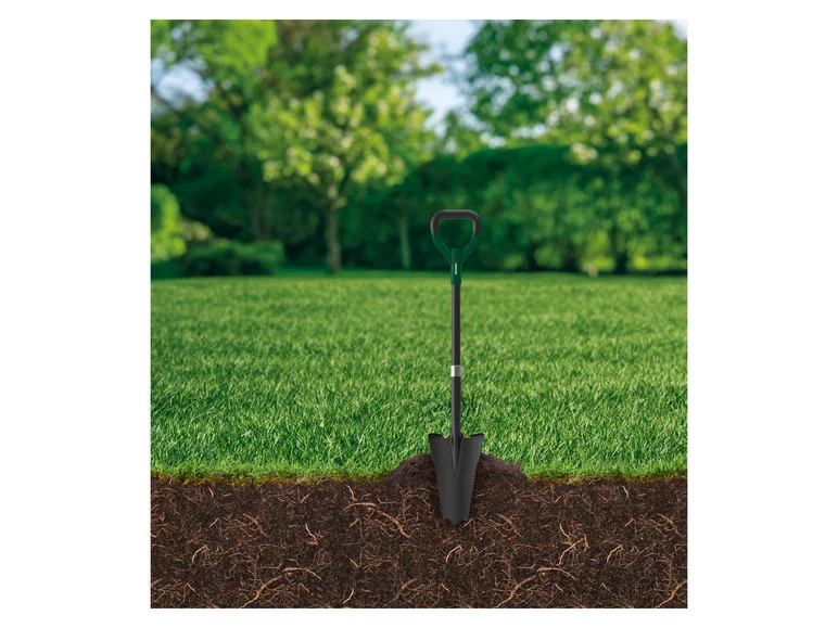 Pá PARKSIDE® com serra para raízes, pá com lâmina ondulada
