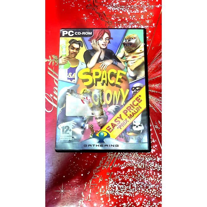 Space Colony (PC CD-ROM-spel) – Ruimtestrategie en levenssimulatie – Franse versie
