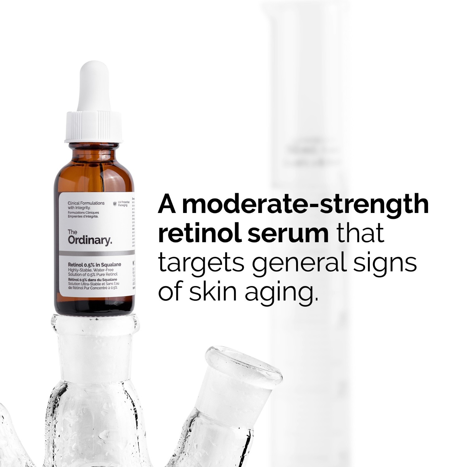 Obična njega protiv starenja protiv znakova starenja kože Retinol 0,5% u skvalanu – 30 ml