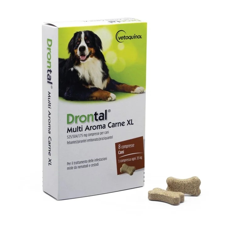 DRONTAL Drontal Multi Arôme Viande XL 8 comprimés