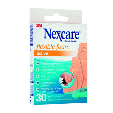 Nexcare Flexible Band-Aids Active 30 μονάδες 30 μονάδες