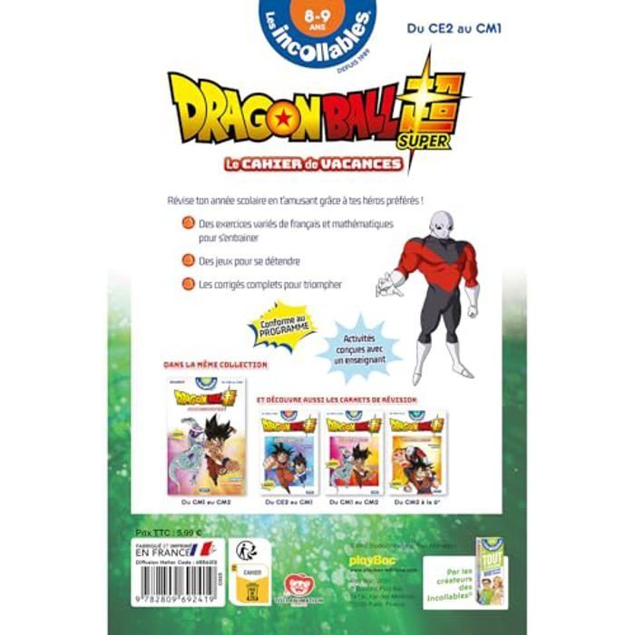 Libro di attività per le vacanze - Gli Invincibili - Dragon Ball Super - Classi 3-4 - Età 8-9 - Esercizi vari