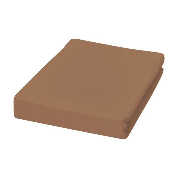 Cearșaf cu elastic în Jersey, 180-200 x 200 cm, culoare noroi