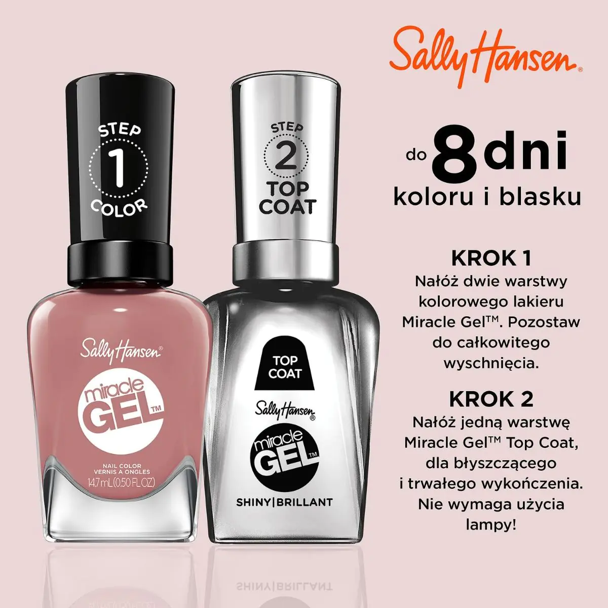 Sally Hansen Miracle Gel Lakier do paznokci, 252